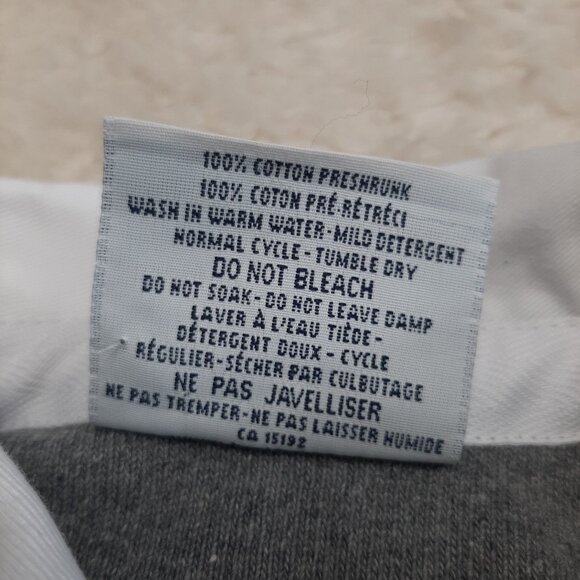 Vintage Rugby Wear Barbarian Men's 100% Cotton Gray and Brown Pullover Sweatshir - Picture 8 of 9